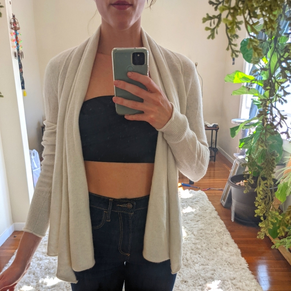 NWT 100% Cashmere Cardigan Sweater